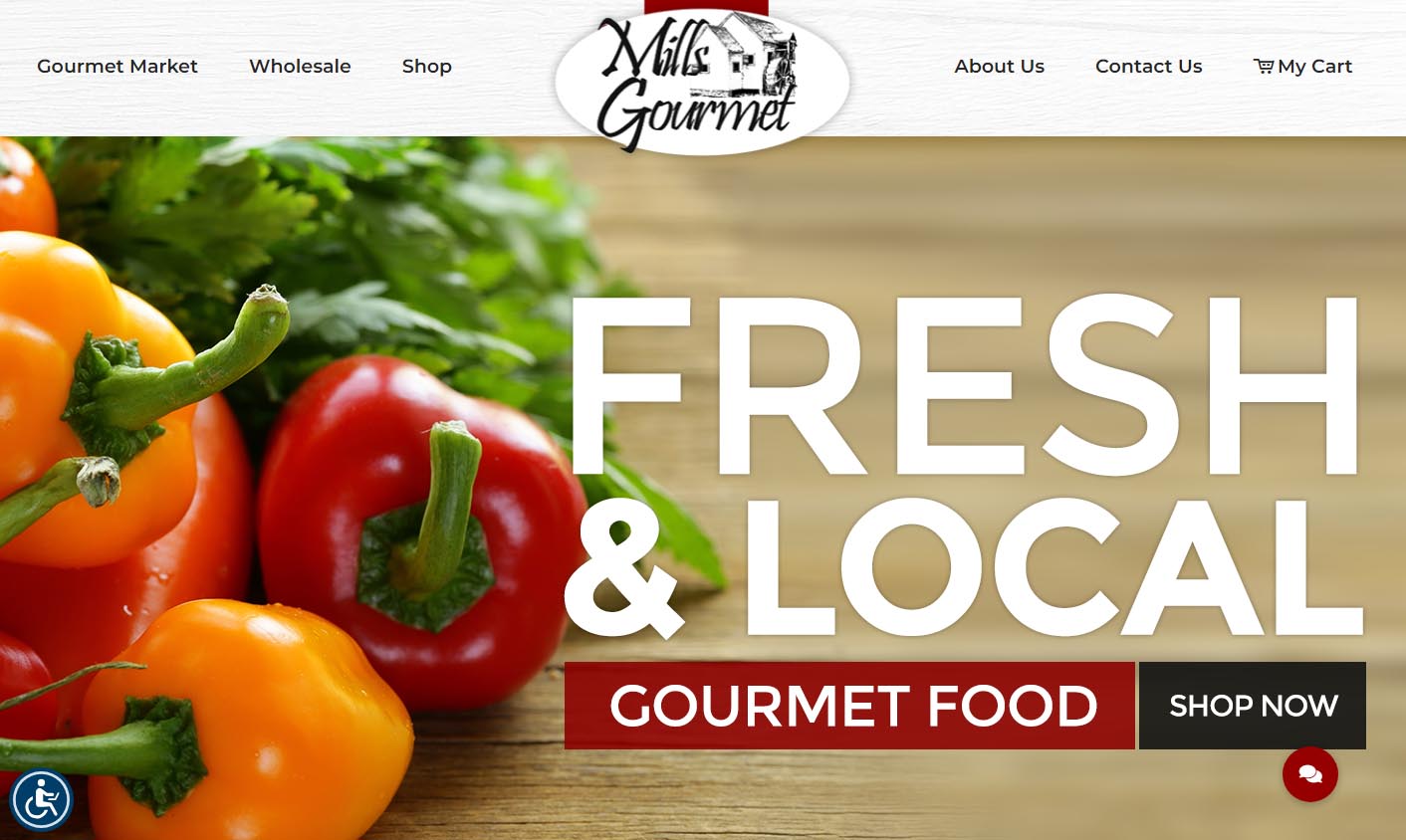 Mills Gourmet Opens B2B Website