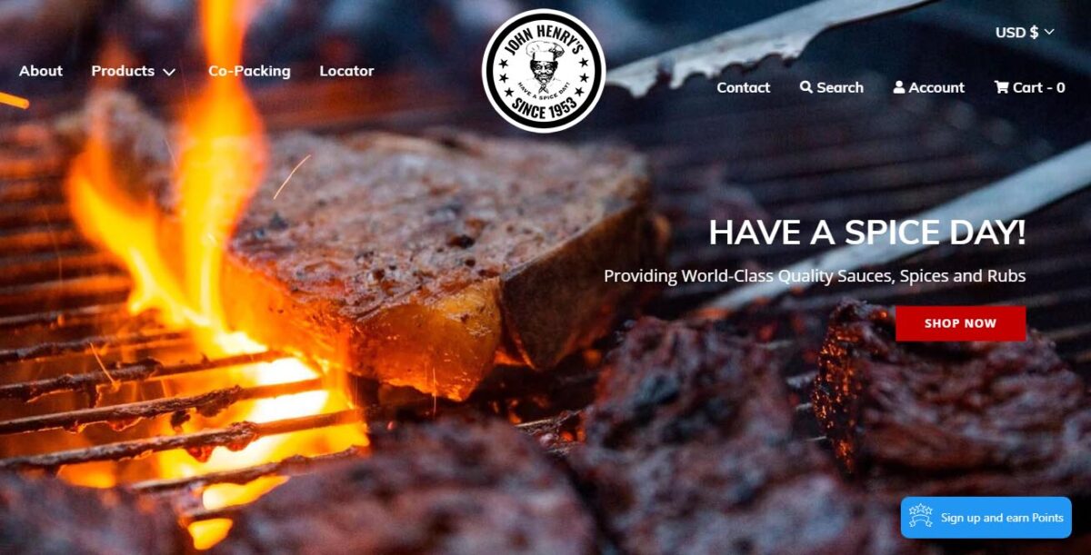 John Henry's Food Products Home Page